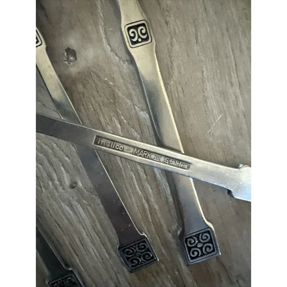 5pc Insilco Mark III INS21 Place Setting Stainless‎ International Square Tip